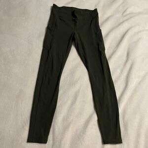 Lululemon army green leggings size 6